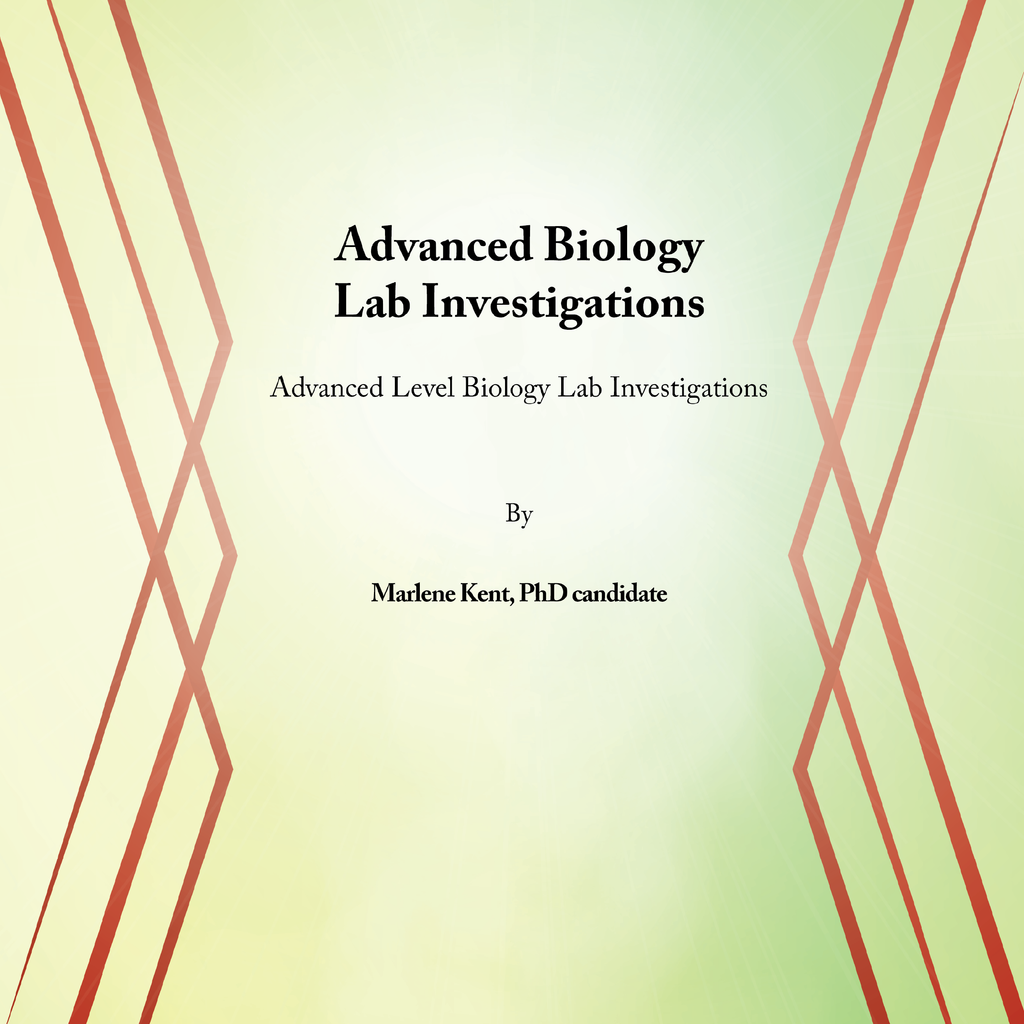 Advanced Biology Printed Manual Only